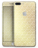Golden Greek Pattern - Skin-kit for the iPhone 8 or 8 Plus