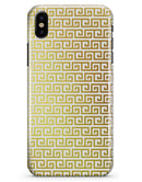 Golden Greek Pattern - iPhone X Clipit Case