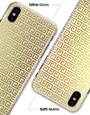 Golden Greek Pattern - iPhone X Clipit Case