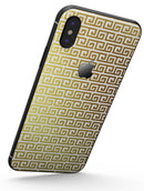 Golden Greek Pattern - iPhone X Skin-Kit