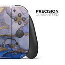 Golden Inked Marble Swirl // Skin Decal Wrap Kit for Nintendo Switch Console & Dock, Joy-Cons, Pro Controller, Lite, 3DS XL, 2DS XL, DSi, or Wii - Vinyl Skin Wrap for Nintendo Switch 2, OLED, Lite, Pro Controller, Wii & Classic Handhelds