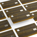 Golden Micro Field - Premium Protective Decal Skin-Kit for the Apple Credit Card