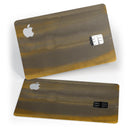 Golden Micro Field - Premium Protective Decal Skin-Kit for the Apple Credit Card
