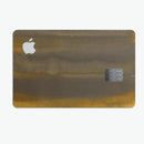 Golden Micro Field - Premium Protective Decal Skin-Kit for the Apple Credit Card