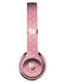 Golden Micro Stars Over Pink Full-Body Skin Kit for the Beats by Dre Solo 3 Wireless Headphones