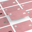 Golden Moroccan Over Pink - Premium Protective Decal Skin-Kit for the Apple Credit Card