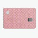 Golden Moroccan Over Pink - Premium Protective Decal Skin-Kit for the Apple Credit Card