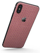 Golden Moroccan Over Pink - iPhone X Skin-Kit