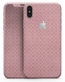 Golden Moroccan Over Pink - iPhone X Skin-Kit