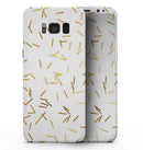 Golden Scattered Candy Sticks - Samsung Galaxy S8 Full-Body Skin Kit