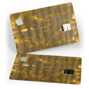 Golden Smoked Feathers - Premium Protective Decal Skin-Kit for the Apple Credit Card