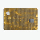 Golden Smoked Feathers - Premium Protective Decal Skin-Kit for the Apple Credit Card