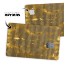 Golden Smoked Feathers - Premium Protective Decal Skin-Kit for the Apple Credit Card