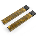 Golden Smoked Feathers - Premium Decal Protective Skin-Wrap Sticker compatible with the Juul Labs vaping device