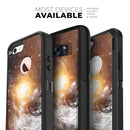 Golden Space Swirl - Skin Kit for the iPhone OtterBox Cases