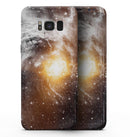 Golden Space Swirl - Samsung Galaxy S8 Full-Body Skin Kit