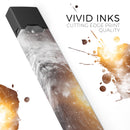 Golden Space Swirl - Premium Decal Protective Skin-Wrap Sticker compatible with the Juul Labs vaping device