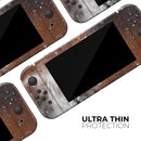 Golden Space Swirl // Skin Decal Wrap Kit for Nintendo Switch Console & Dock, Joy-Cons, Pro Controller, Lite, 3DS XL, 2DS XL, DSi, or Wii - Vinyl Skin Wrap for Nintendo Switch 2, OLED, Lite, Pro Controller, Wii & Classic Handhelds