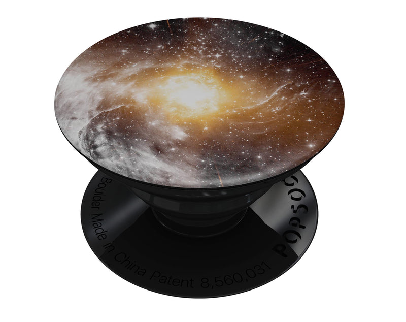 Golden Space Swirl - Skin Kit for PopSockets and other Smartphone Extendable Grips & Stands