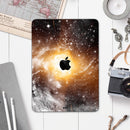 Golden Space Swirl - Full Body Skin Decal for the Apple iPad Pro 12.9", 11", 10.5", 9.7", Air or Mini (All Models Available)