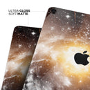 Golden Space Swirl - Full Body Skin Decal for the Apple iPad Pro 12.9", 11", 10.5", 9.7", Air or Mini (All Models Available)
