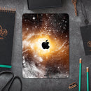 Golden Space Swirl - Full Body Skin Decal for the Apple iPad Pro 12.9", 11", 10.5", 9.7", Air or Mini (All Models Available)
