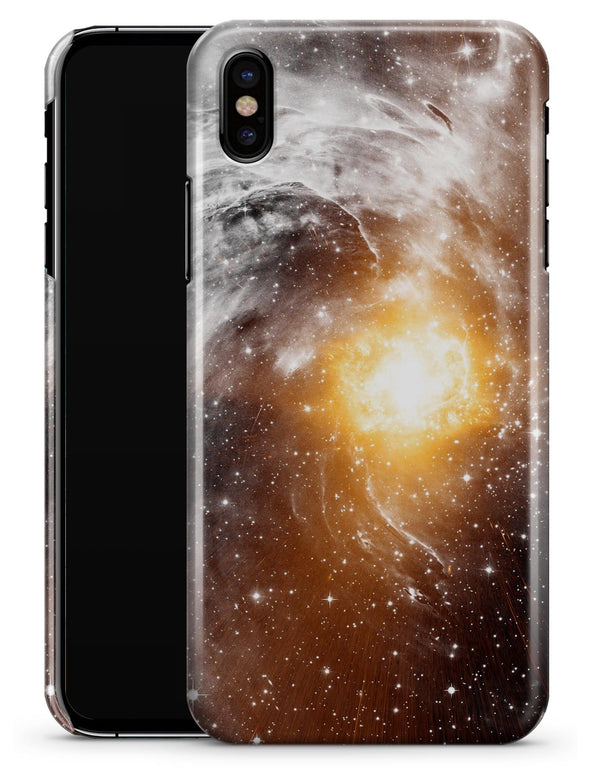 Golden Space Swirl - iPhone X Clipit Case