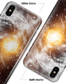 Golden Space Swirl - iPhone X Clipit Case
