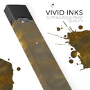 Golden Speckles with Smoke - Premium Decal Protective Skin-Wrap Sticker compatible with the Juul Labs vaping device