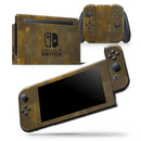 Golden Speckles with Smoke - Vinyl Skin Wrap for Nintendo Switch 2, OLED, Lite, Pro Controller, Wii & Classic Handhelds