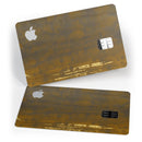 Golden Stained Splattered - Premium Protective Decal Skin-Kit for the Apple Credit Card