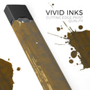 Golden Stained Splattered - Premium Decal Protective Skin-Wrap Sticker compatible with the Juul Labs vaping device
