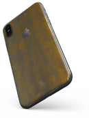 Golden Stained Splattered - iPhone X Skin-Kit