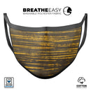 Golden Stratus Clouds V2 - Made in USA Mouth Cover Unisex Anti-Dust Cotton Blend Reusable & Washable Face Mask with Adjustable Sizing for Adult or Child