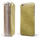 Golden Triangle Glimmer Pattern iPhone 6/6s or 6/6s Plus 2-Piece Hybrid INK-Fuzed Case
