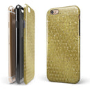 Golden Triangle Glimmer Pattern iPhone 6/6s or 6/6s Plus 2-Piece Hybrid INK-Fuzed Case