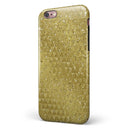 Golden Triangle Glimmer Pattern iPhone 6/6s or 6/6s Plus 2-Piece Hybrid INK-Fuzed Case