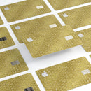 Golden Triangle Glimmer Pattern - Premium Protective Decal Skin-Kit for the Apple Credit Card