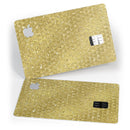 Golden Triangle Glimmer Pattern - Premium Protective Decal Skin-Kit for the Apple Credit Card