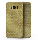 Golden Triangle Glimmer Pattern - Samsung Galaxy S8 Full-Body Skin Kit