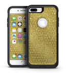 Golden Triangle Glimmer Pattern - iPhone 7 or 7 Plus Commuter Case Skin Kit