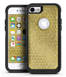 Golden Triangle Glimmer Pattern - iPhone 7 or 8 OtterBox Case & Skin Kits