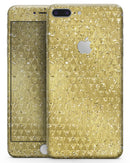 Golden Triangle Glimmer Pattern - Skin-kit for the iPhone 8 or 8 Plus