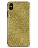 Golden Triangle Glimmer Pattern - iPhone X Clipit Case
