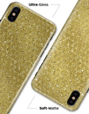 Golden Triangle Glimmer Pattern - iPhone X Clipit Case