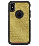 Golden Triangle Glimmer Pattern - iPhone X OtterBox Case & Skin Kits