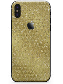 Golden Triangle Glimmer Pattern - iPhone X Skin-Kit