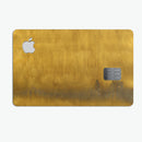 Golden Weeping Willow Over City - Premium Protective Decal Skin-Kit for the Apple Credit Card