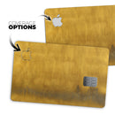 Golden Weeping Willow Over City - Premium Protective Decal Skin-Kit for the Apple Credit Card