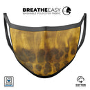 Golden Wheat Field Caverns - Made in USA Mouth Cover Unisex Anti-Dust Cotton Blend Reusable & Washable Face Mask with Adjustable Sizing for Adult or Child